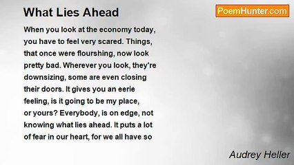 Audrey Heller - What Lies Ahead