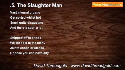 David Threadgold   www.davidthreadgold.com - .5. The Slaughter Man