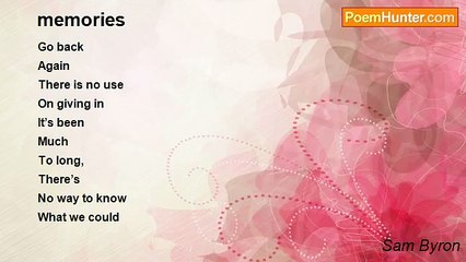 Sam Byron - memories