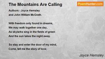 Joyce Hemsley - The Mountains Are Calling