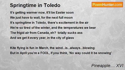 Pineapple.... XVI - Springtime in Toledo