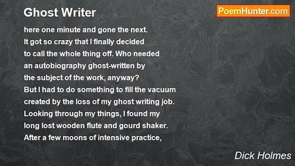 Dick Holmes - Ghost Writer