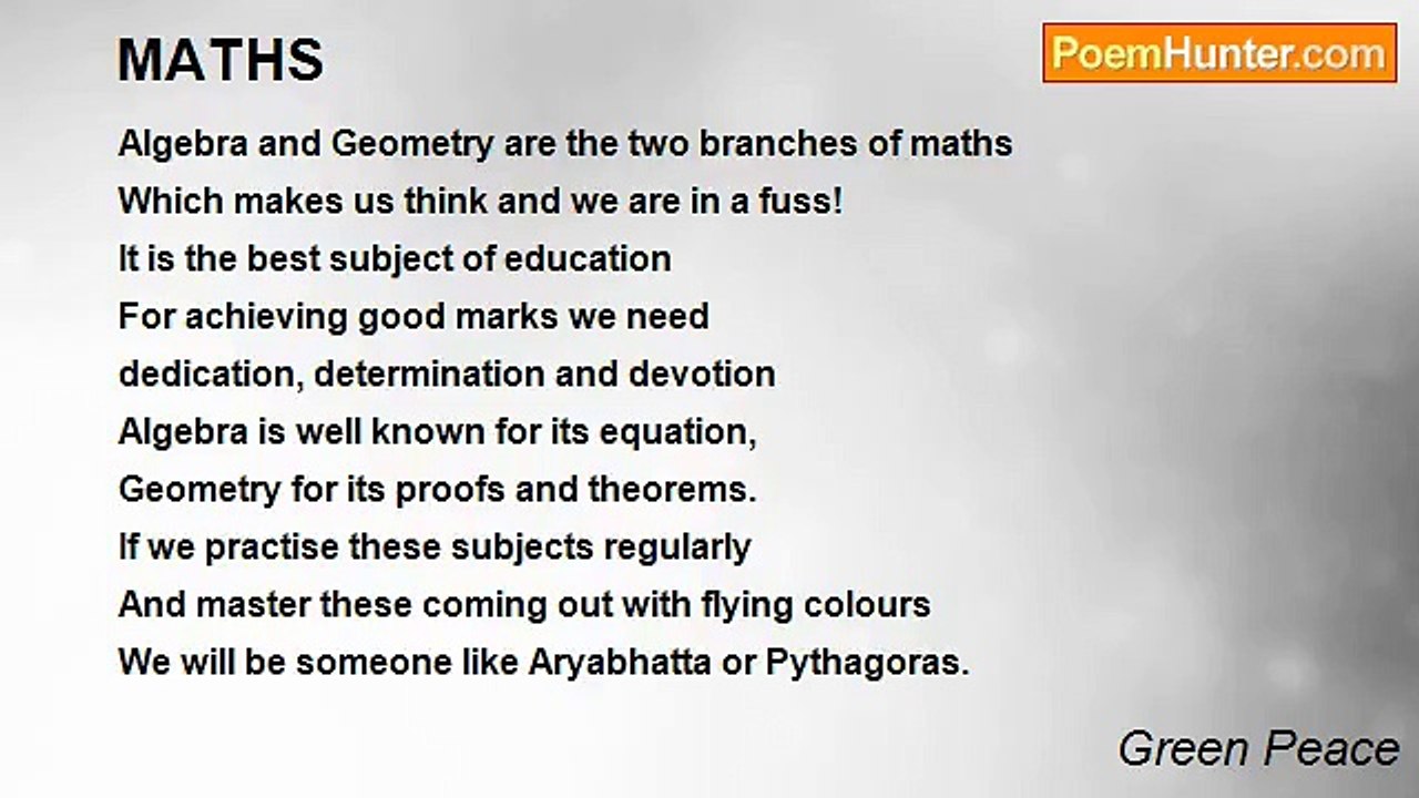 Green Peace - MATHS