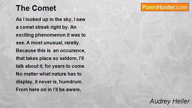 Audrey Heller - The Comet