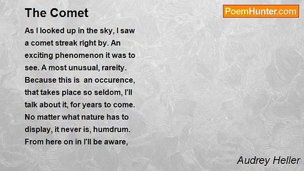 Audrey Heller - The Comet