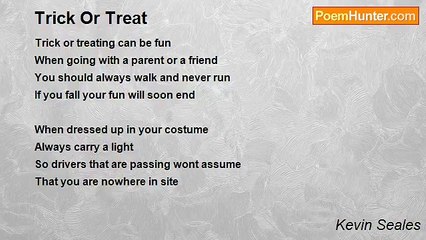 Kevin Seales - Trick Or Treat