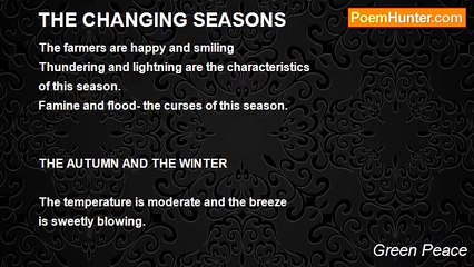 Green Peace - THE CHANGING SEASONS
