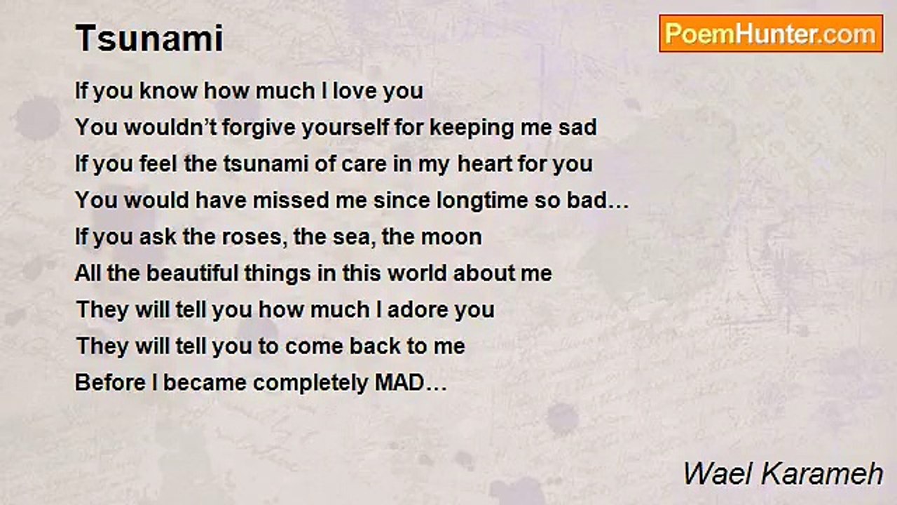 Wael Karameh - Tsunami