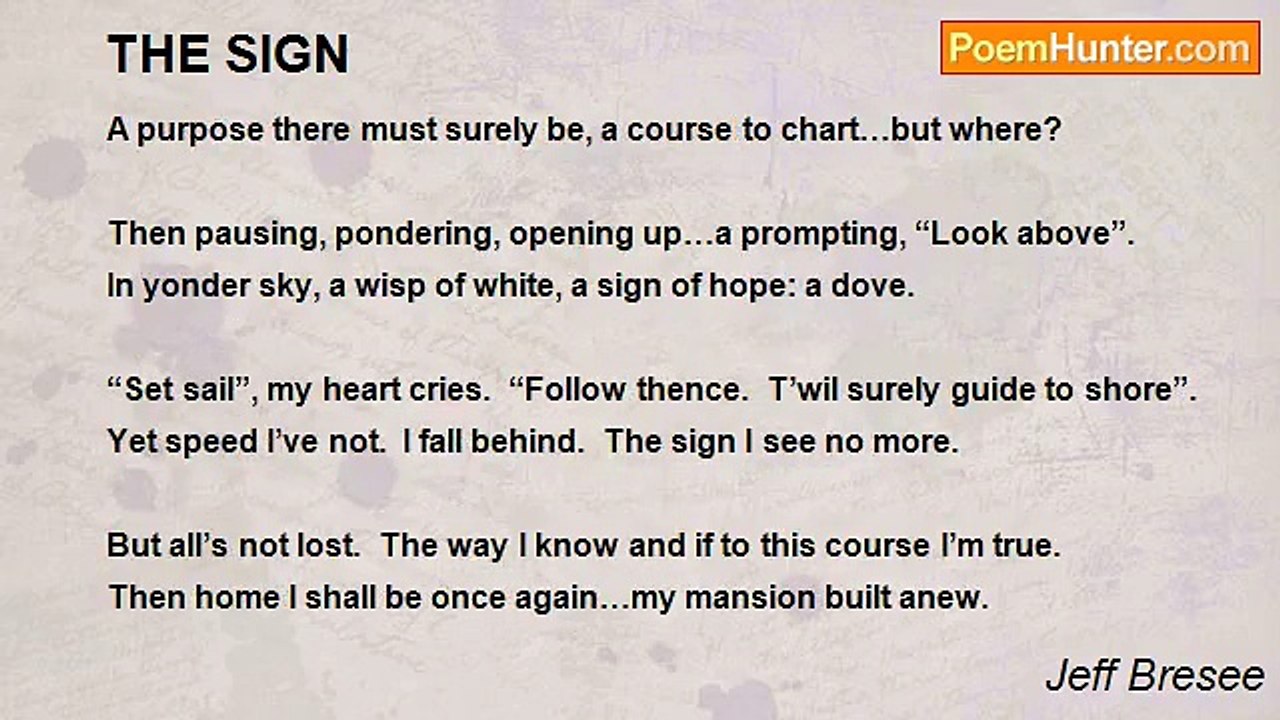 Jeff Bresee - THE SIGN
