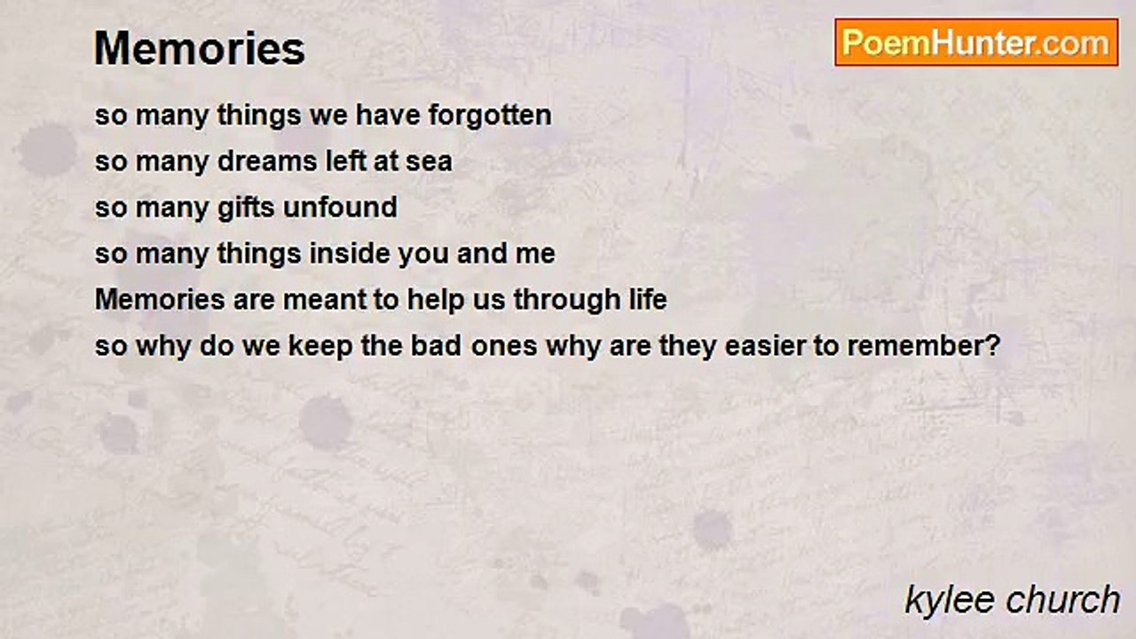 kylee church - Memories