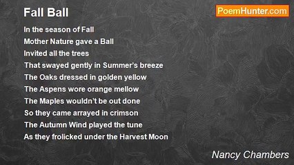 Nancy Chambers - Fall Ball