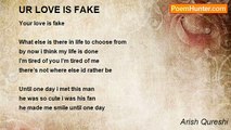 Arish Qureshi - UR LOVE IS FAKE