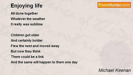 Michael Keenan - Enjoying life
