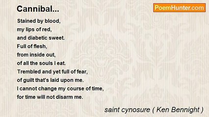 saint cynosure ( Ken Bennight ) - Cannibal...