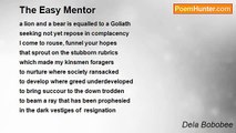 Dela Bobobee - The Easy Mentor