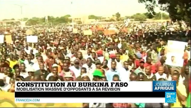 LE JOURNAL DE L'AFRIQUE - Burkina Faso : manifestation monstre à Ouagadougou