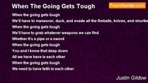 Justin Gildow - When The Going Gets Tough