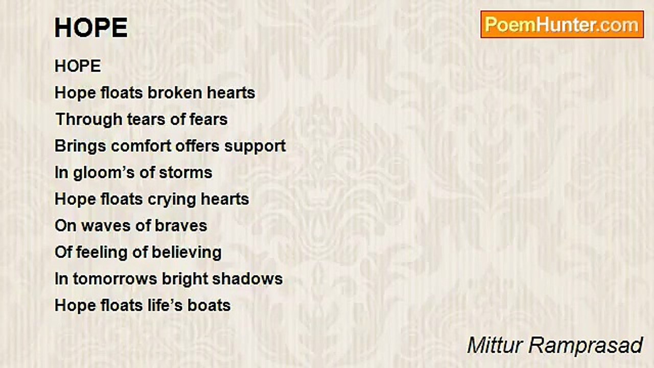 Mittur Ramprasad - HOPE