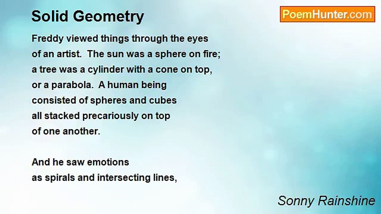 Sonny Rainshine - Solid Geometry