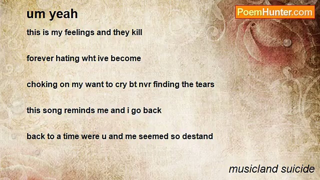musicland suicide - um yeah