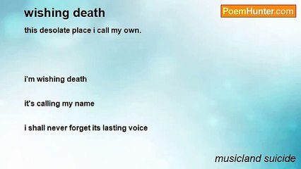 musicland suicide - wishing death