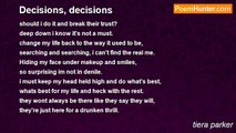 tiera parker - Decisions, decisions