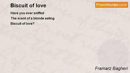 Framarz Bagheri - Biscuit of love