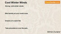 Mimie Durand - Cool Winter Winds