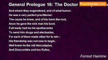 Forrest Hainline - General Prologue 16: The Doctor of Physic - Geoffrey Chaucer (Forrest Hainline's Minimalist Translation)