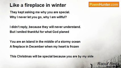 Raouf Reda - Like a fireplace in winter