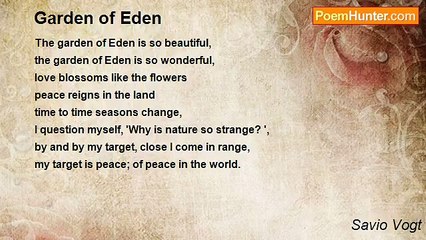 Savio Vogt - Garden of Eden