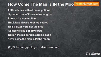 Tia Maria - How Come The Man Is IN the Moon