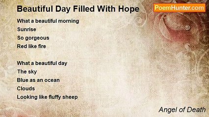 Angel of Death - Beautiful Day Filled With Hope