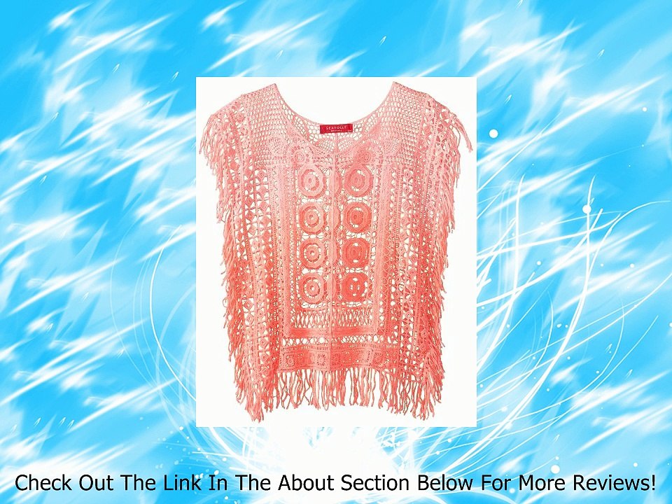 Seafolly Big Girls'  Roller Girl Swim Cover Up, Rio, Small/Medium