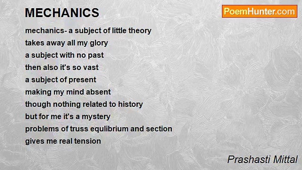 Prashasti Mittal - MECHANICS