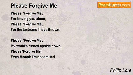 Philip Lore - Please Forgive Me