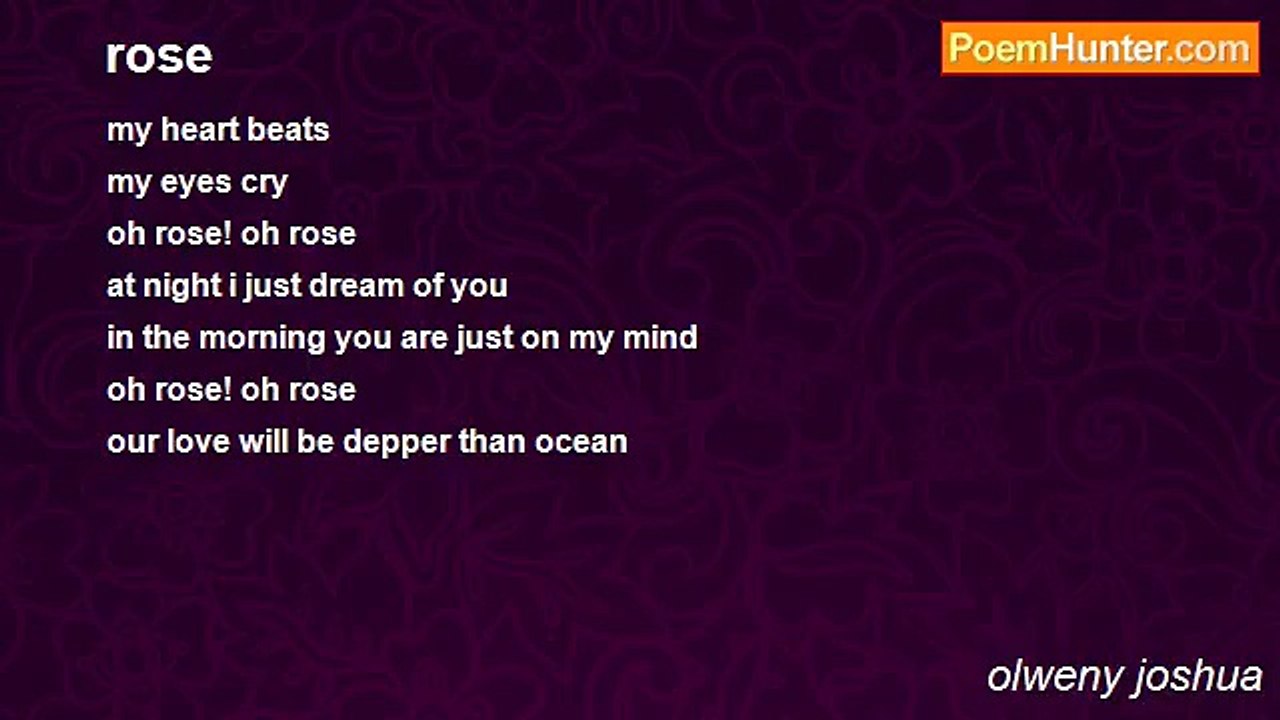 olweny joshua - rose
