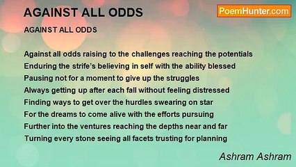 Ashram Ashram - AGAINST ALL ODDS