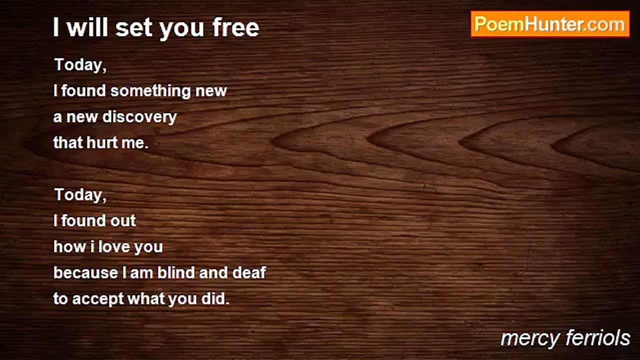mercy ferriols - I will set you free