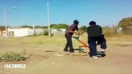 [+18 ~ Sexy Funny Girl]See Saw Prank Alaways Funny __ Failsworld