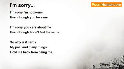 Olivia Olson - I'm sorry...