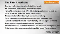 Francis Duggan - The First Americans