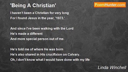 Linda Winchell - 'Being A Christian'