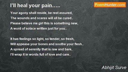 Abhijit Surve - I’ll heal your pain…..