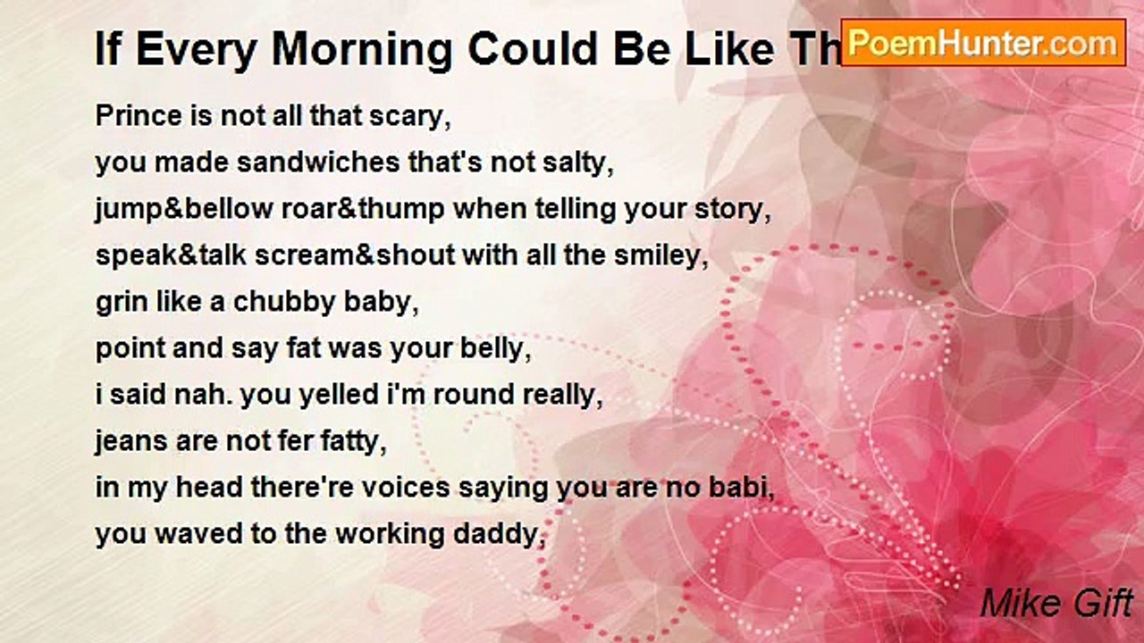 Mike Gift - If Every Morning Could Be Like This.