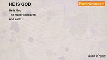 Aldo Kraas - HE IS GOD