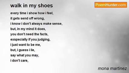 mona martinez - walk in my shoes