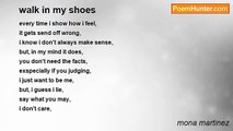 mona martinez - walk in my shoes