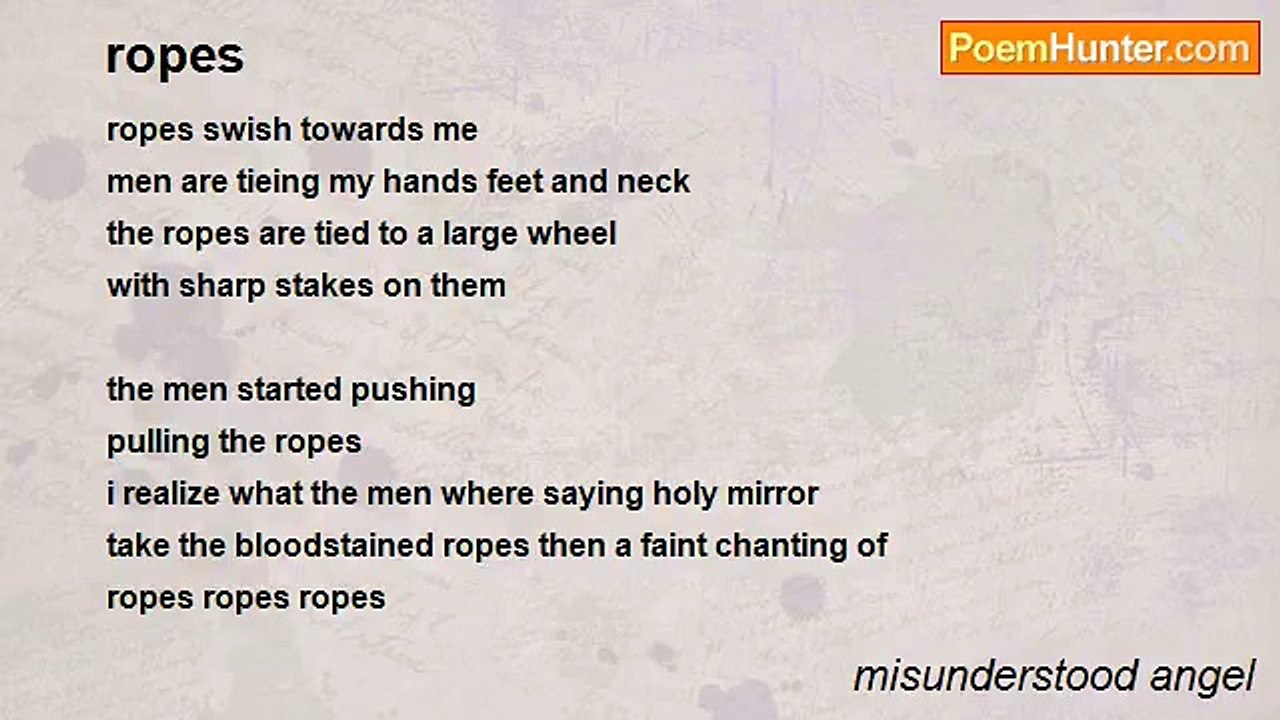 misunderstood angel - ropes
