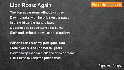 Jayram Daya - Lion Roars Again